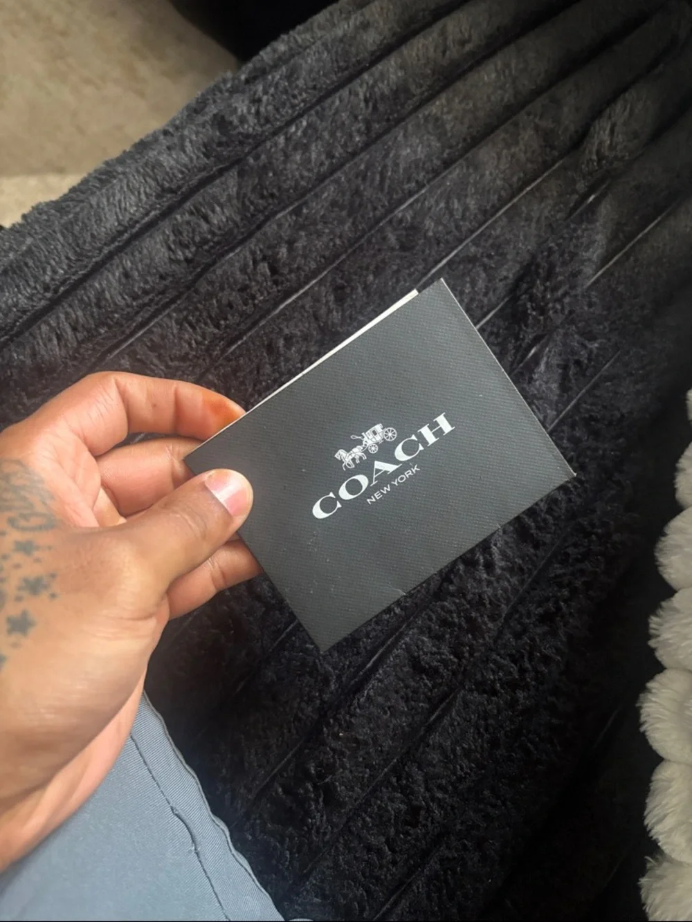 COACH Black Signature Monogram Men's Backpack - Picture 4 of 7